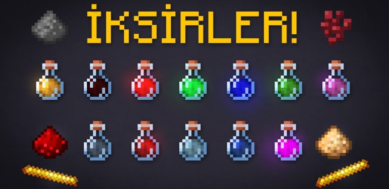 Minecraft İksir Yapımı, İksir Nasıl Yapılır? (2023)
