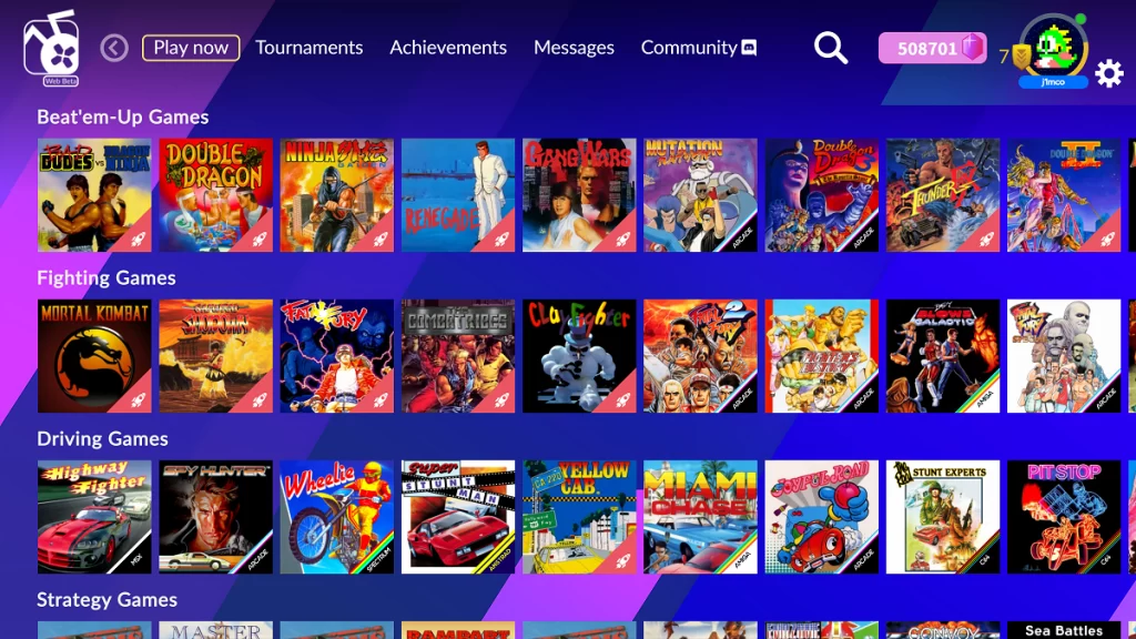 Anstream Arcade Game List 1